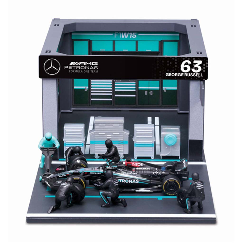 Bburago: F1 versenyautó 1/43 - MB AMG W15 E Performance boxutca kép 2