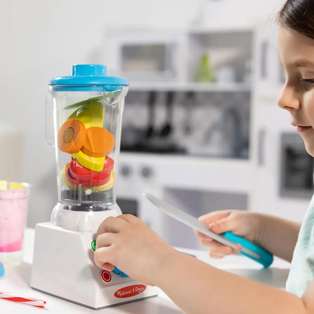 Smoothie készítő turmixgép fa kiegészítőkkel - Melissa & Doug kép 4