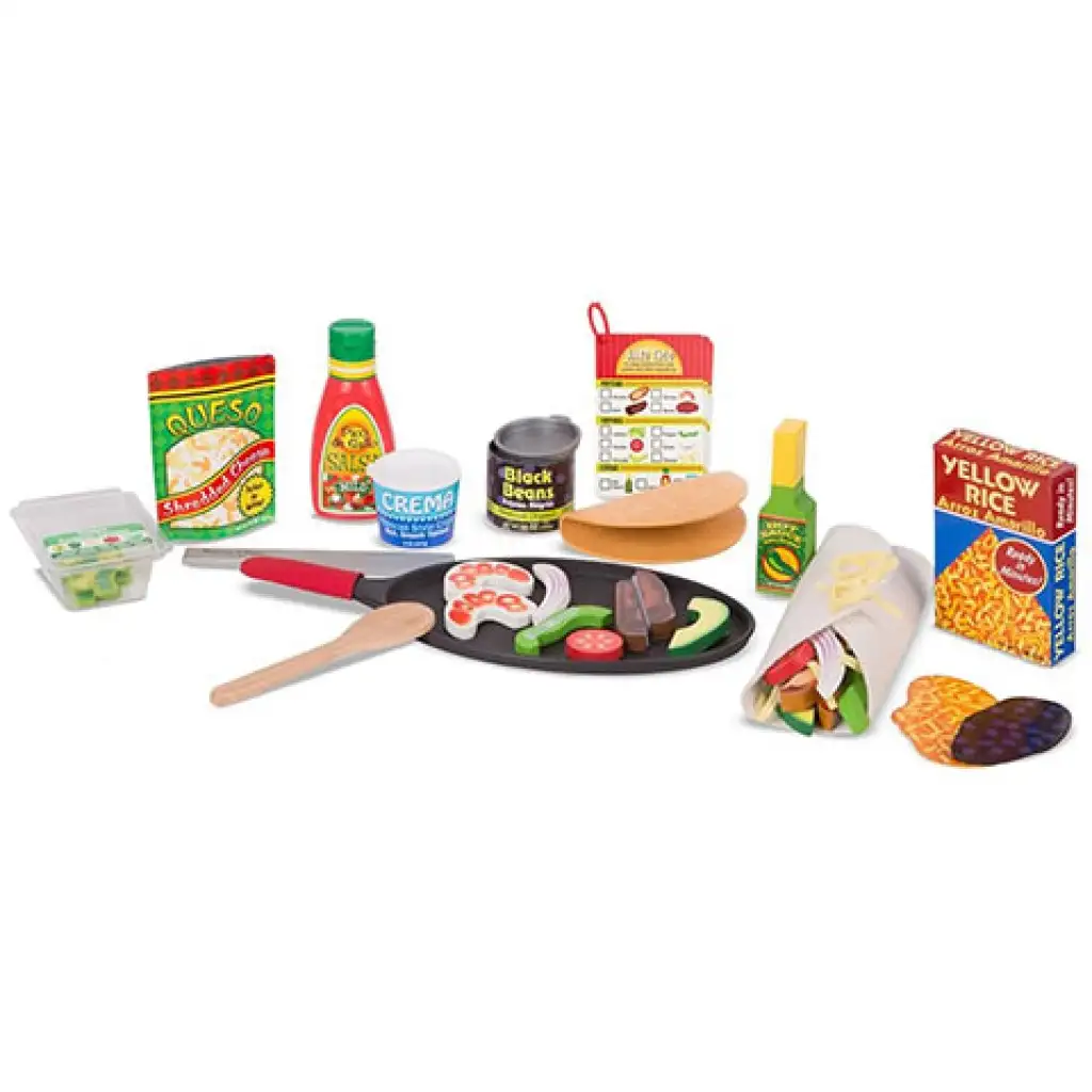 Taco és Tortilla ételkészítő játékszett - Melissa & Doug kép 3