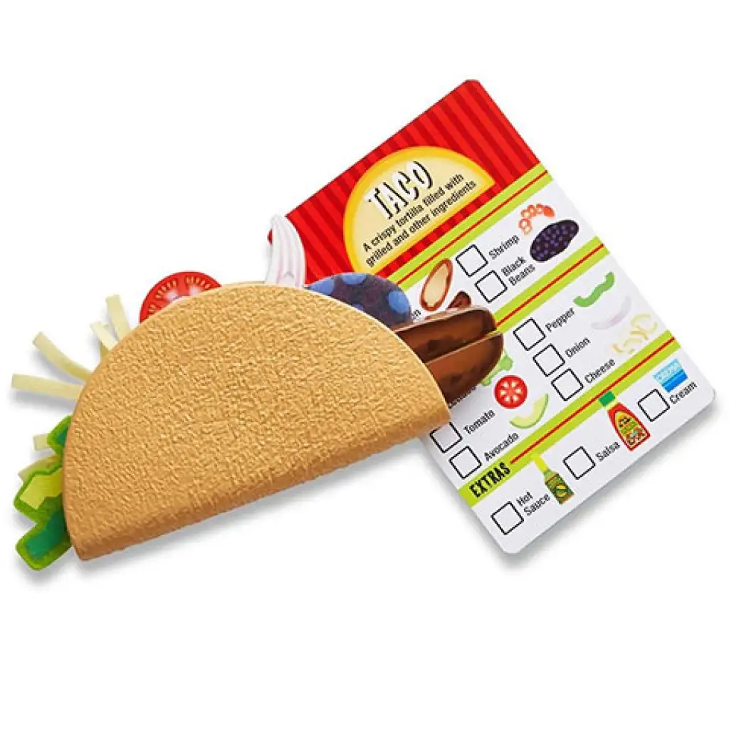 Taco és Tortilla ételkészítő játékszett - Melissa & Doug kép 4