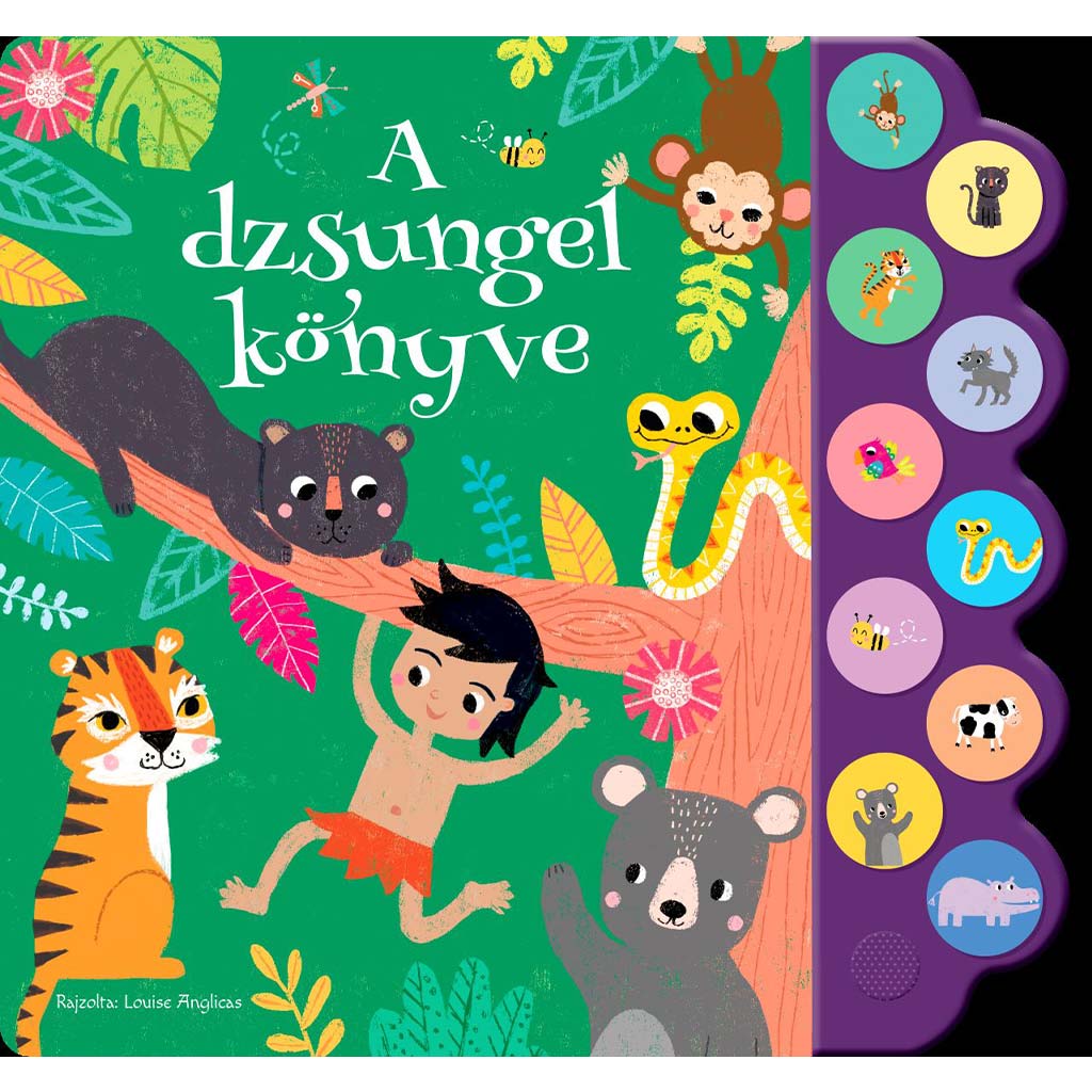 Mesés hangoskönyvek - A dzsungel könyve interaktív hangoskönyv