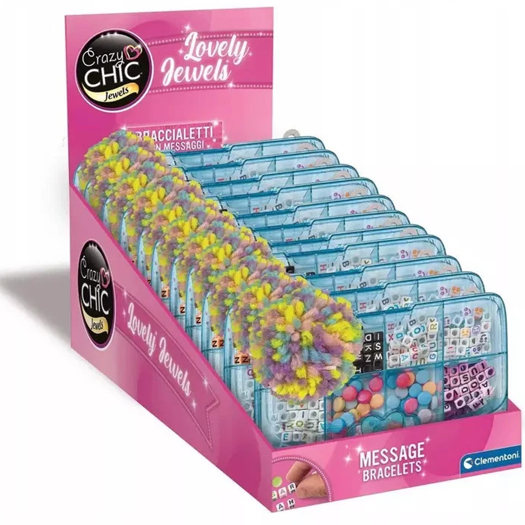 Crazy Chic Üzenetes karkötő készítő szett - Clementoni