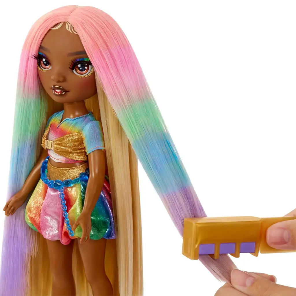 Rainbow High fodrászolható Meline Luxe baba és hajkréta szett kép 3
