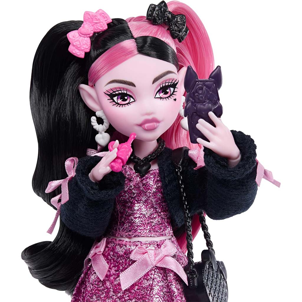 Monster High Draculaura baba kiegészítőkkel - Mattel kép 4