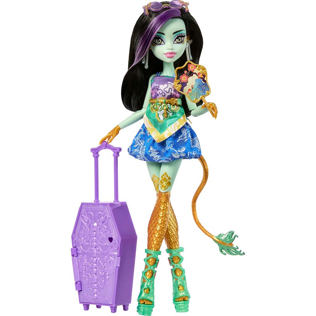 Monster High Szörnyen Jóbarátok titkai: Rémes utazás Jinafire Long baba - Mattel kép 4