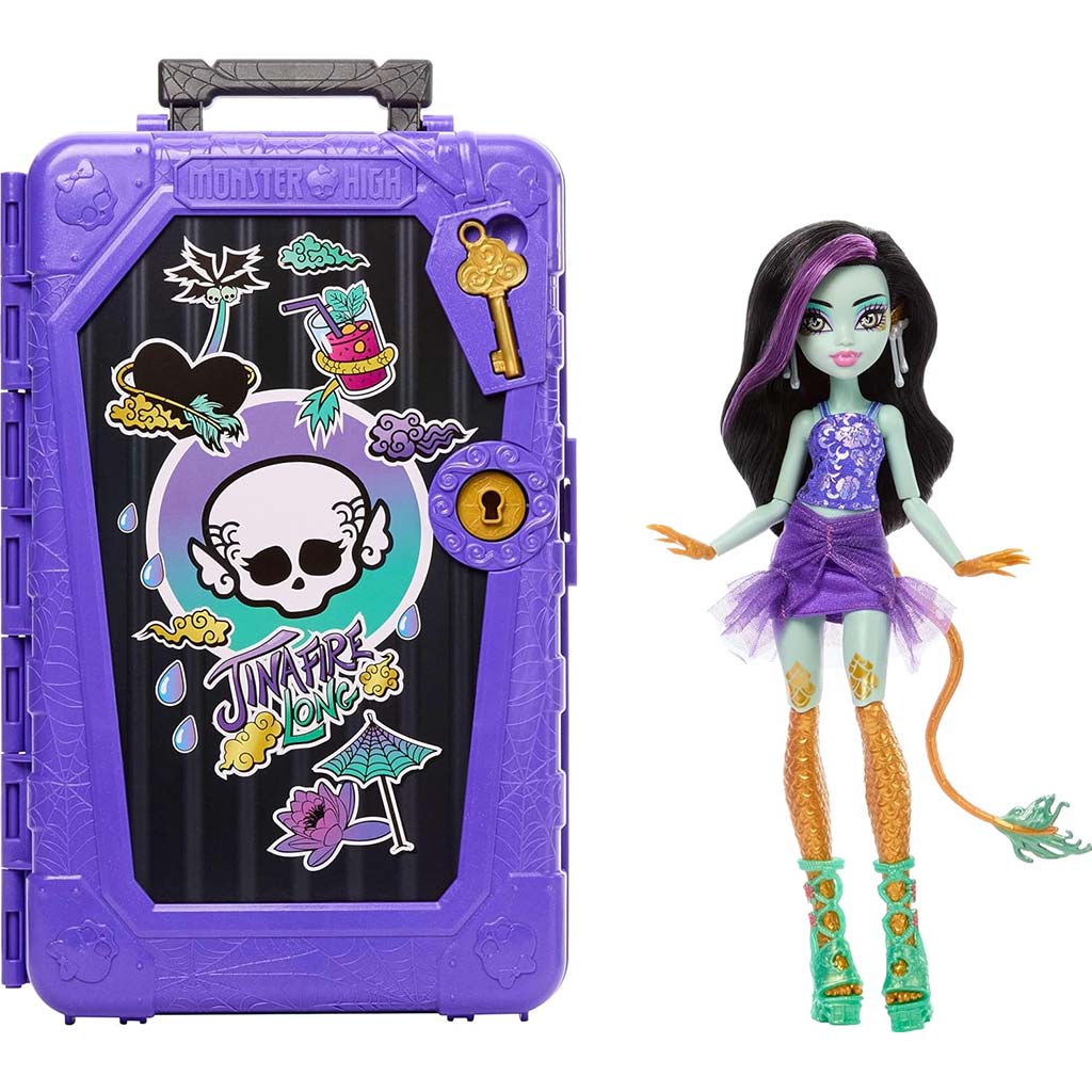 Monster High Szörnyen Jóbarátok titkai: Rémes utazás Jinafire Long baba - Mattel
