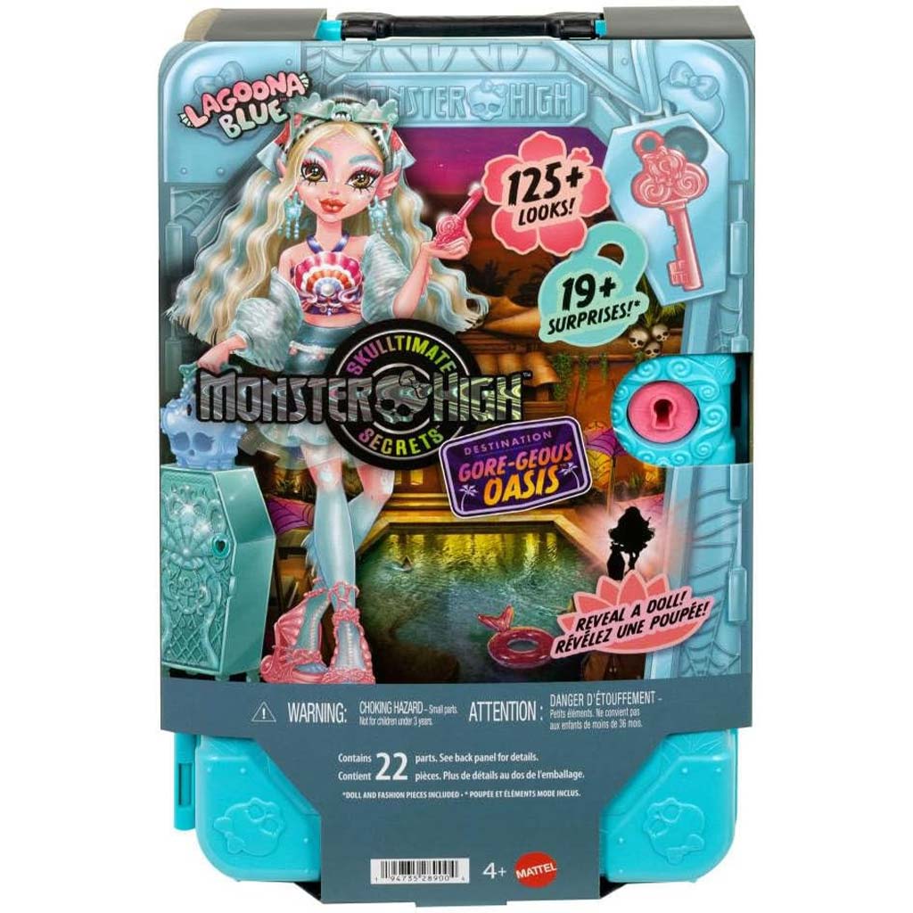 Monster High Szörnyen Jóbarátok titkai: Rémes utazás Lagoona Blue baba - Mattel kép 2