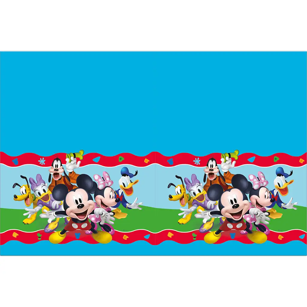 Mickey egér papír asztalterítő - 120x180cm