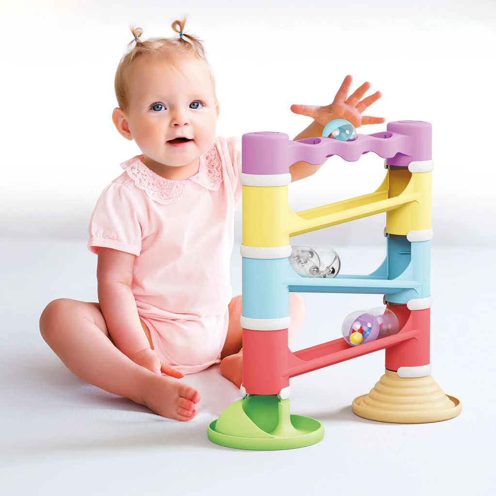 Quercetti: Migoga Tower Eco 17 db-os golyópálya játékszett kép 4