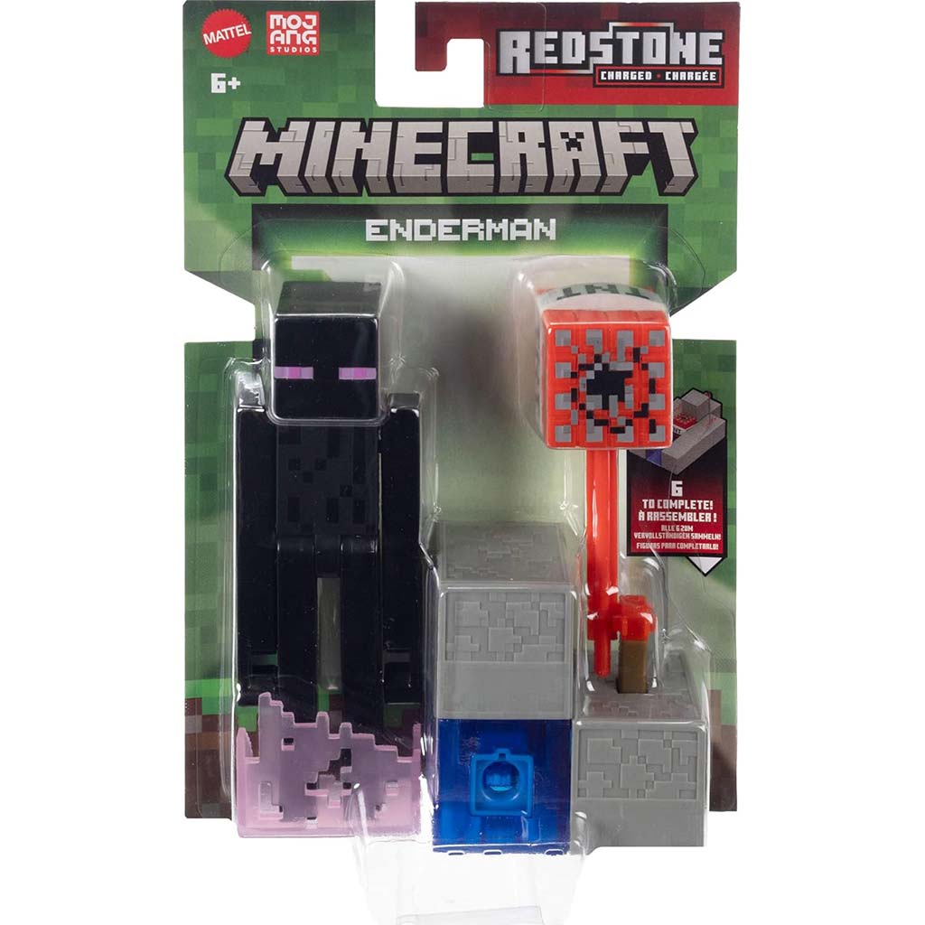 Minecraft: Enderman karakter játékfigura kiegészítőkkel - Mattel