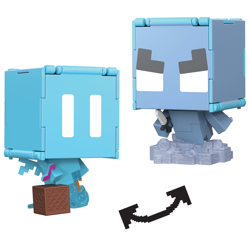 Minecraft: Flippin Figs átalakítható figura – Allay és Vindicator – Mattel kép 2