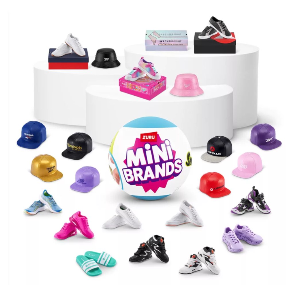 Mini Brands Sneakers meglepetés mini cipők játékszett több változatban kép 3