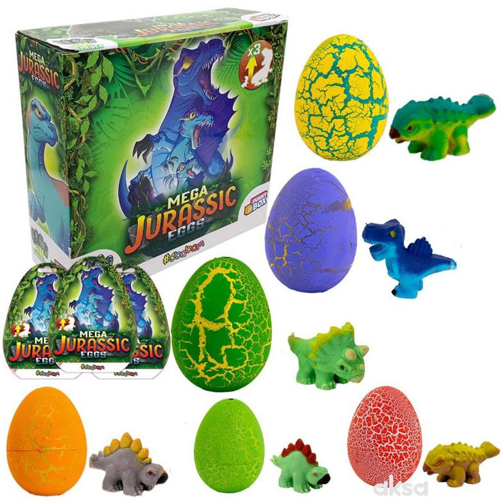 Mini meglepetés dinó tojás figurával 1db