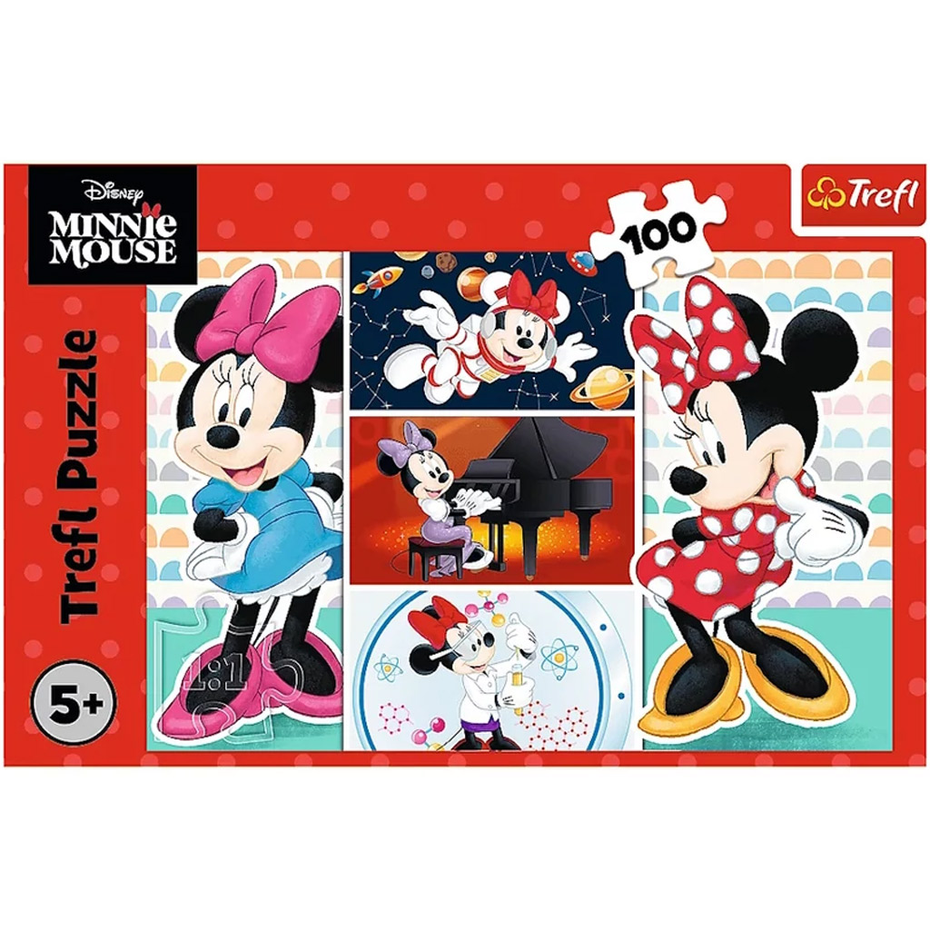 Disney: Minnie egér 100db-os puzzle - Trefl kép 2