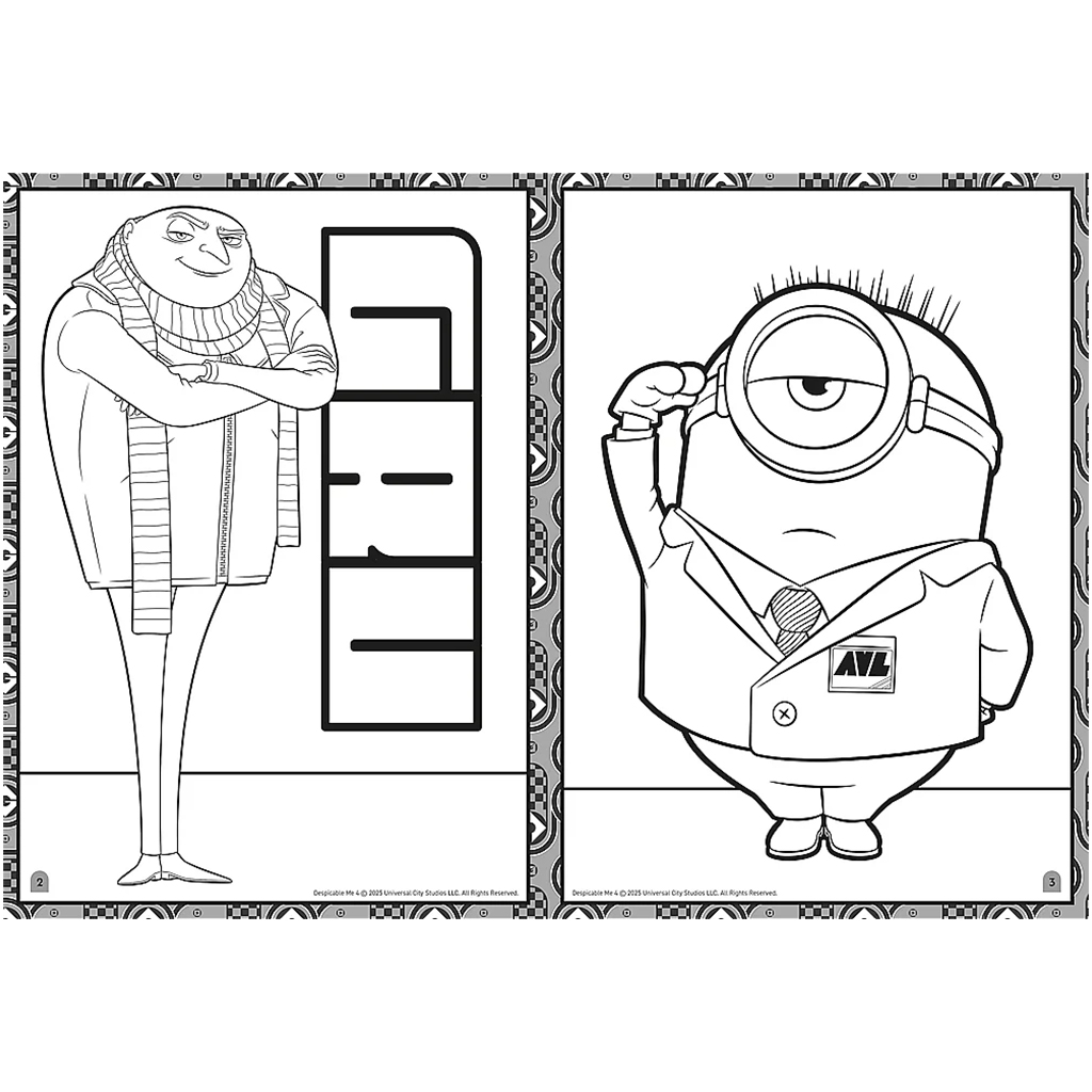 Minyonok kifestőkönyv - Trefl kép 2