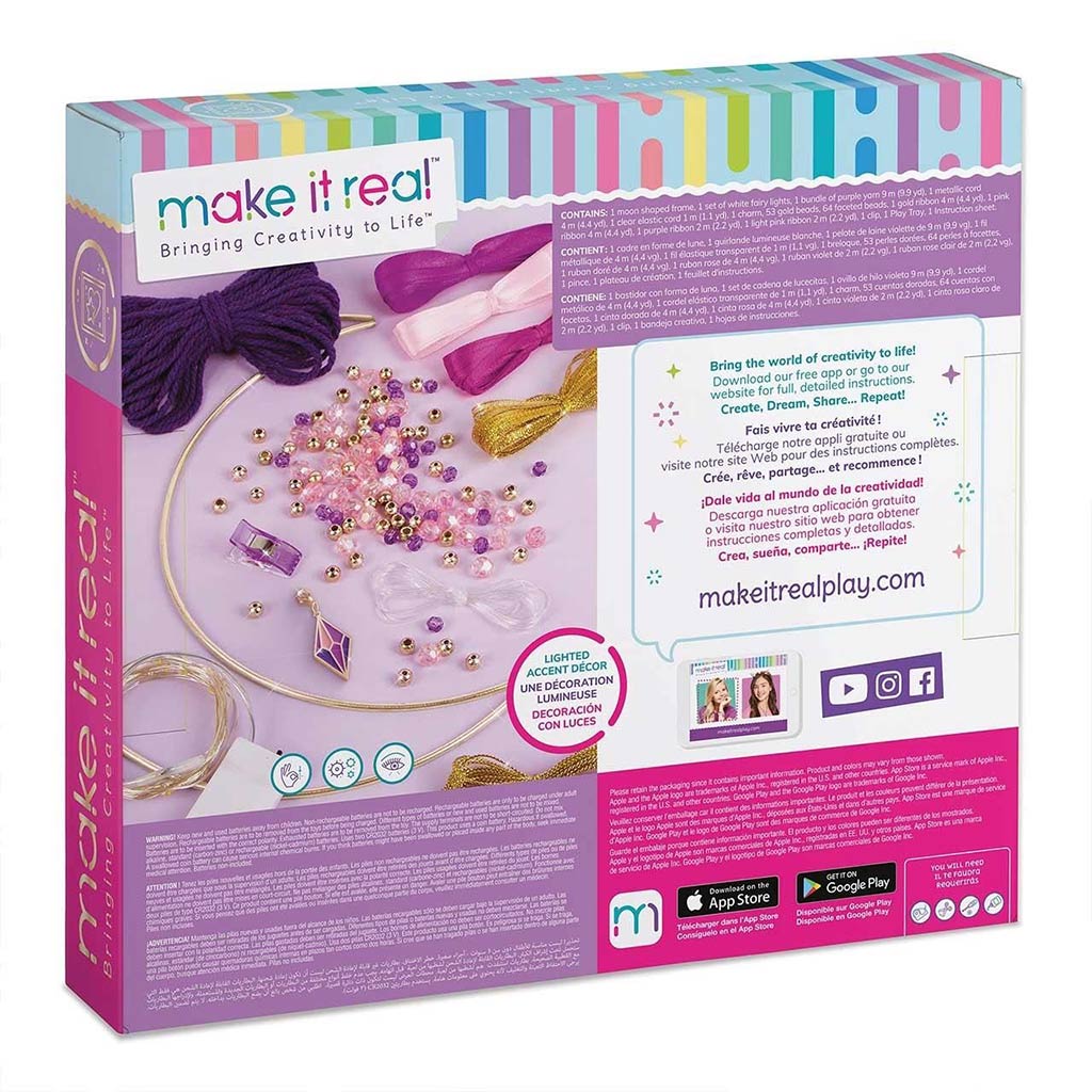 Make It Real: Holdalakú álomfogó készítő szett fényekkel kép 5