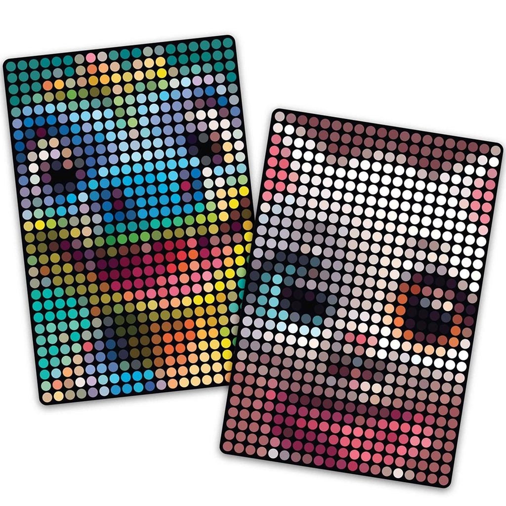 Make It Real: Matrica Pöttyöző nyomda, 2 db-os, cica-mica és dinó kép 3