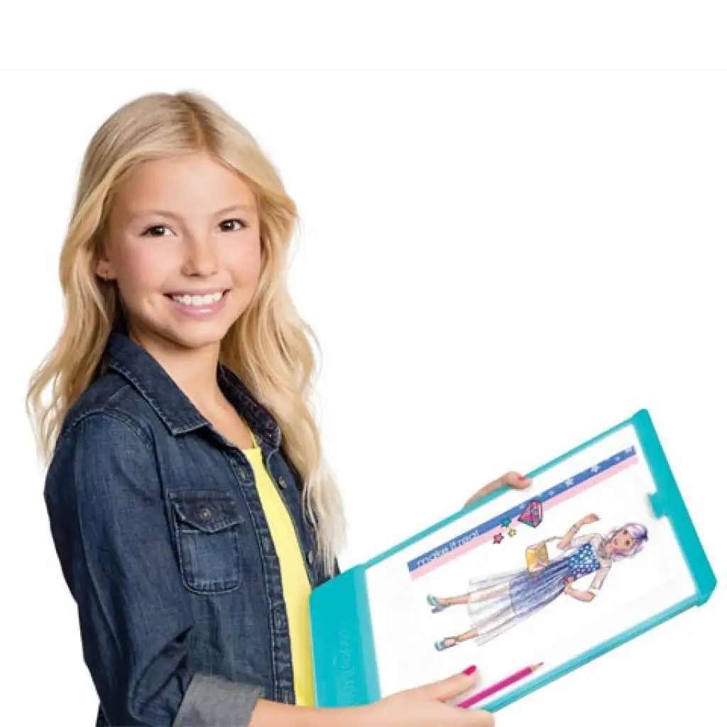 Make it Real: Divattervező mega szett világító táblával és kiegészítőkkel kép 5