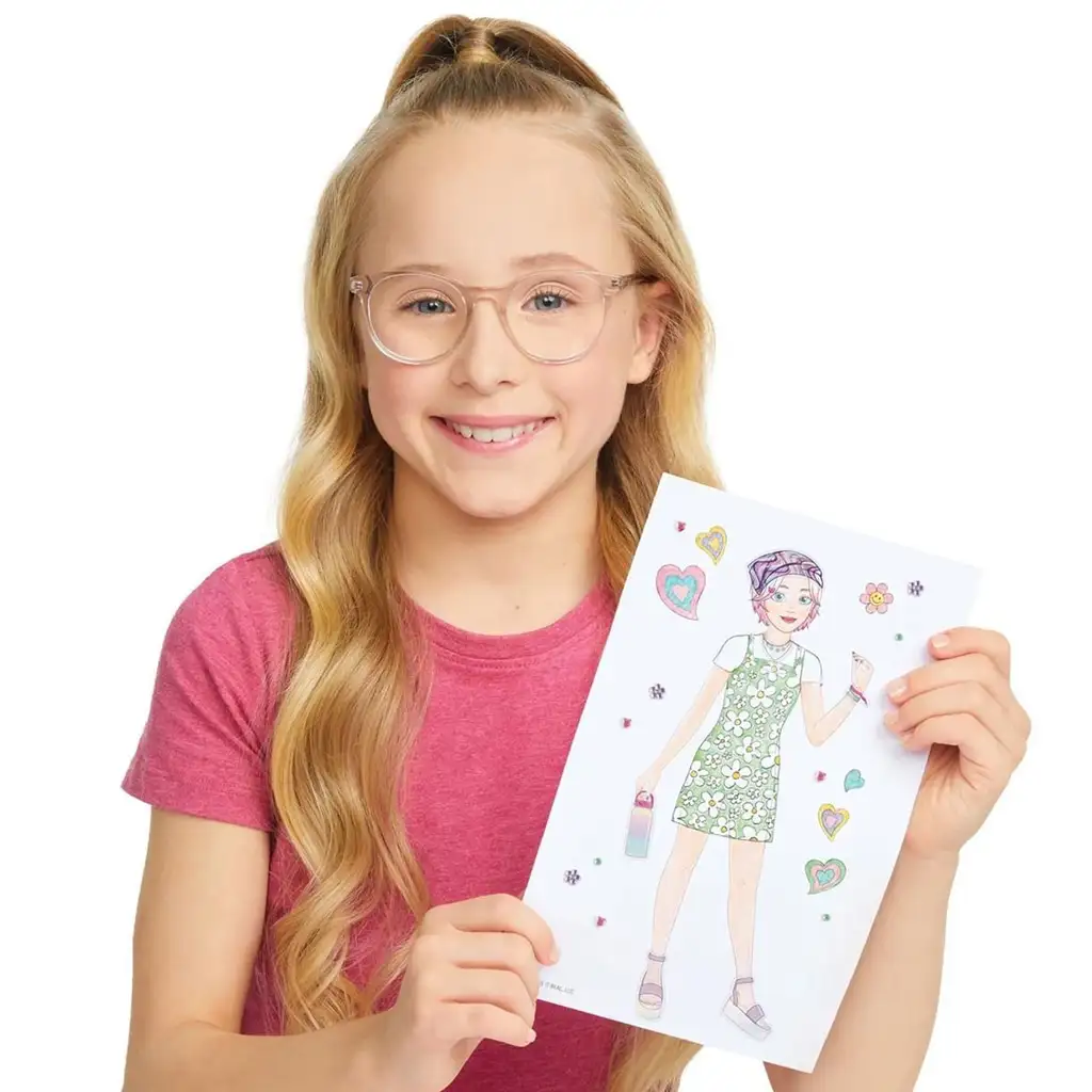 Make It Real: Divattervező kreatív tábla LED világítással és sablonokkal kép 6