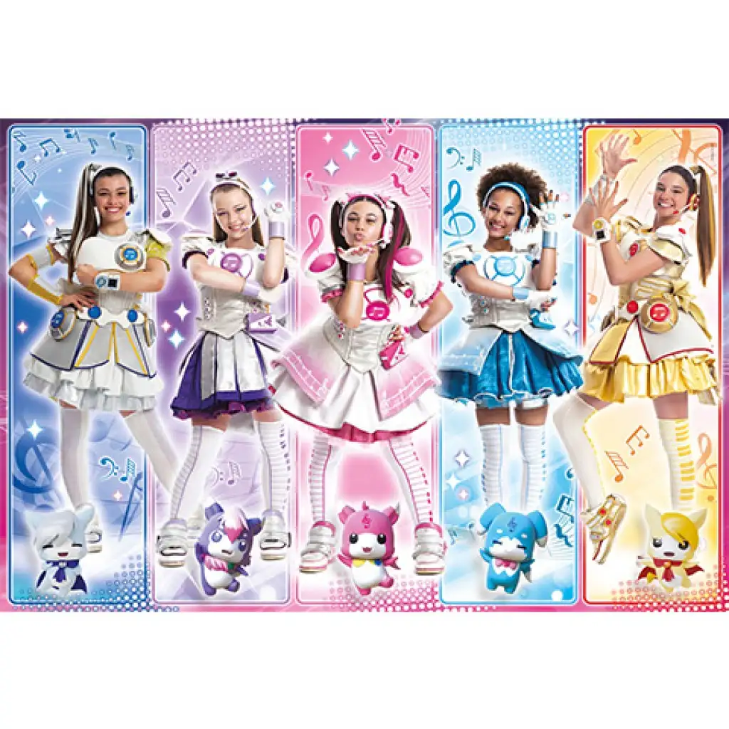 Miracle Tunes lányok 104db-os Maxi Puzzle - Clementoni kép 2