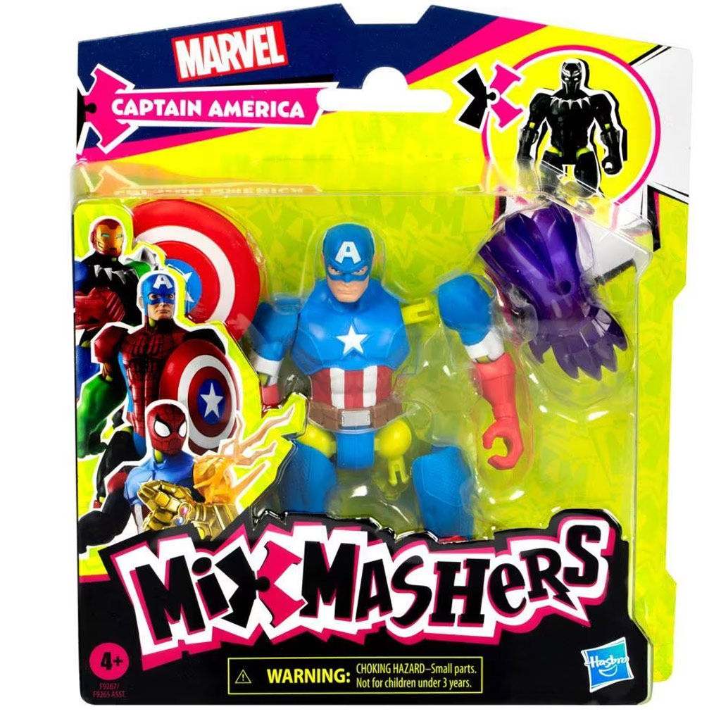 Marvel Mix Mashers: Bosszúállók Amerika kapitány figura kiegészítőkkel - Hasbro