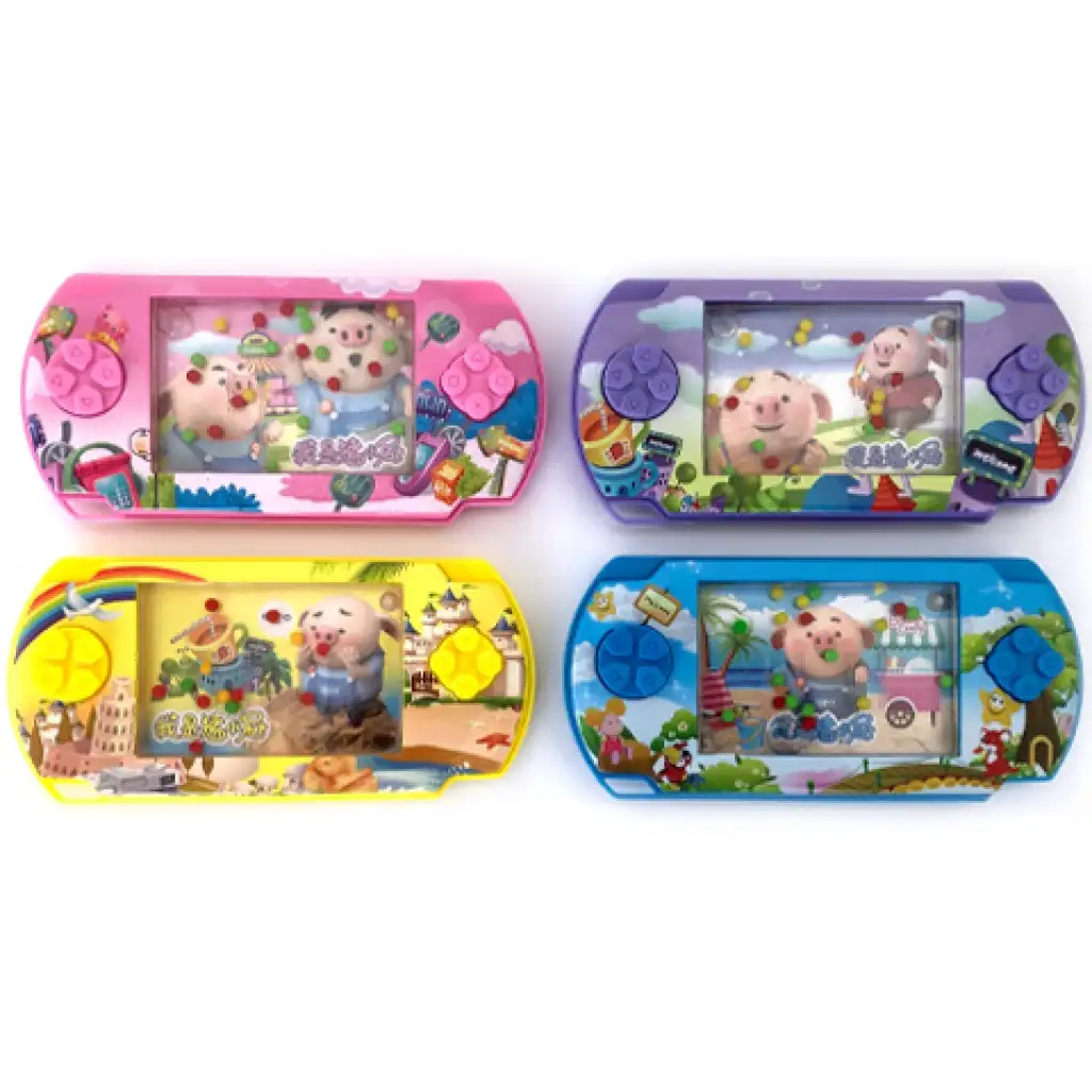 Vizes ügyességi játék malacos mintával többféle színben