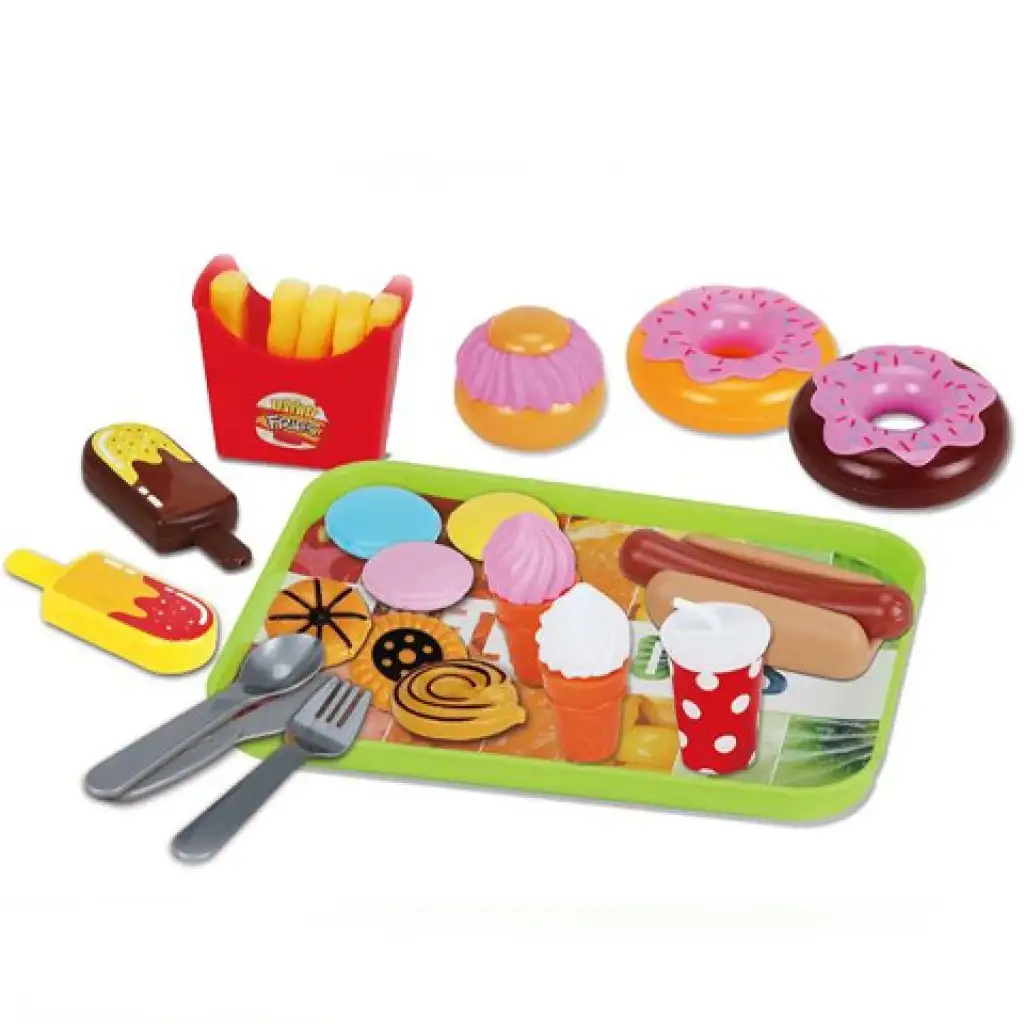 Étel szett fánkkal és Hot-Dog-al kép 2