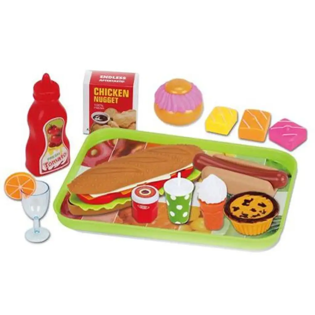 Étel szett muffinnal és tálcával kép 2