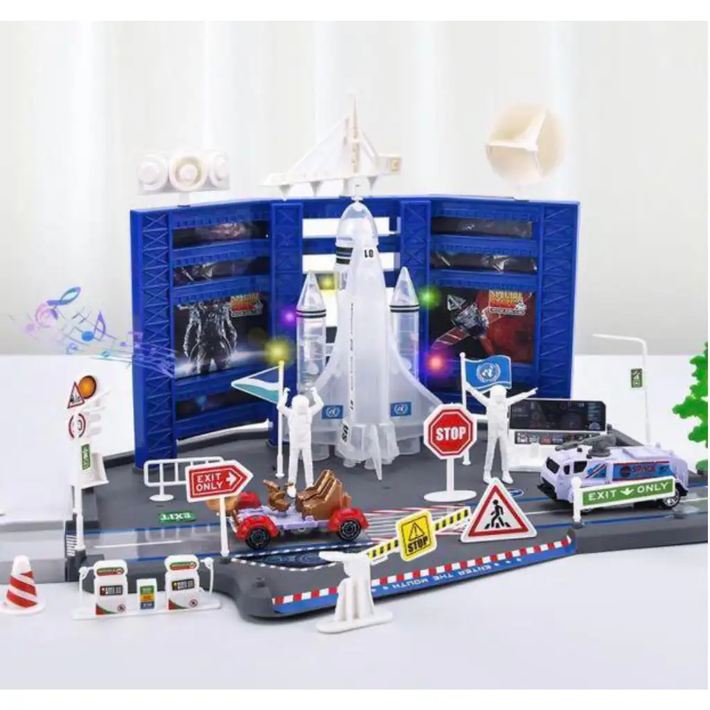 Űrközpont pályaszett járművekkel kép 2