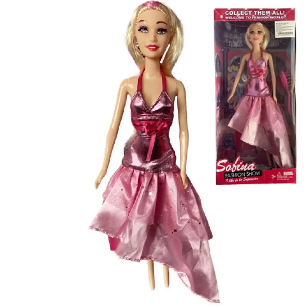 Nicky: Sabina Fashion Show divatbaba fésűvel kétféle változatban kép 6