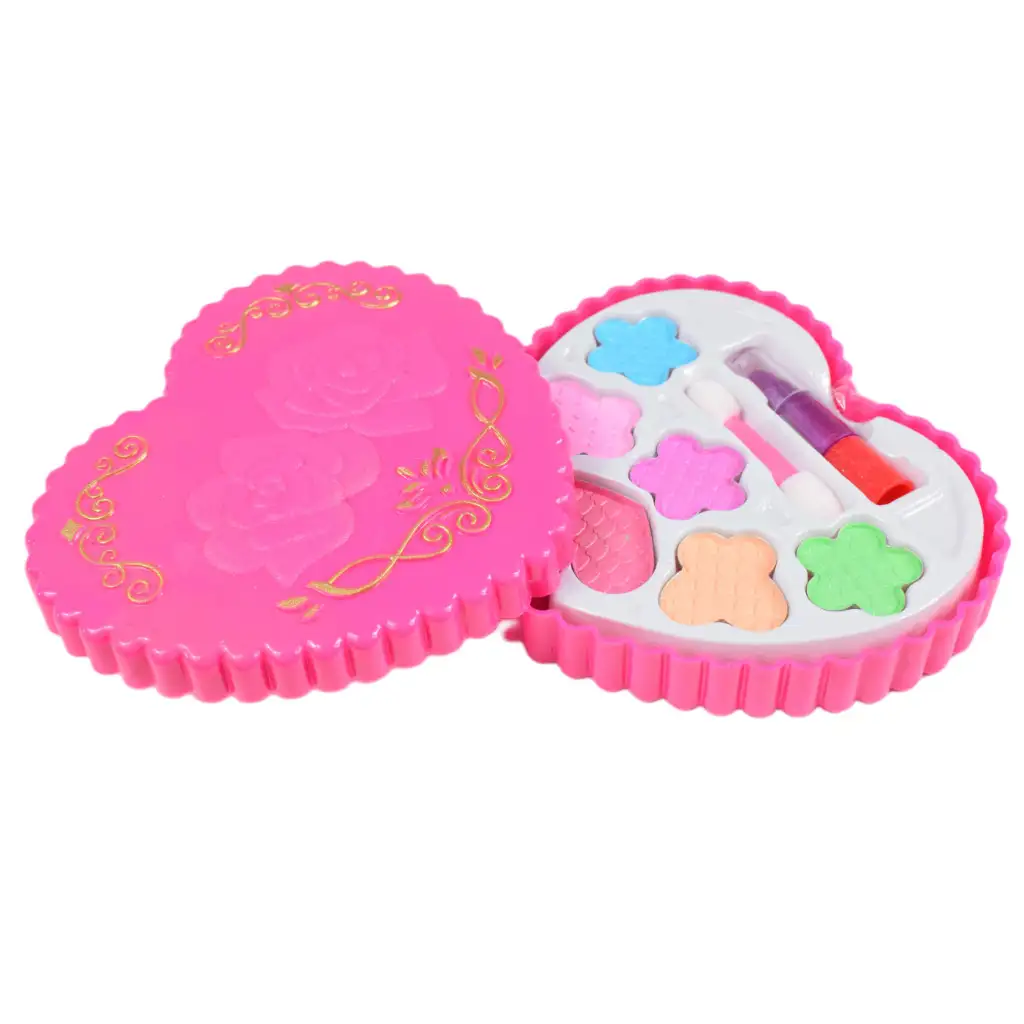 Cute Girl: Smink szett sminkpalettával, körömlakkal és szájfényekkel kép 2