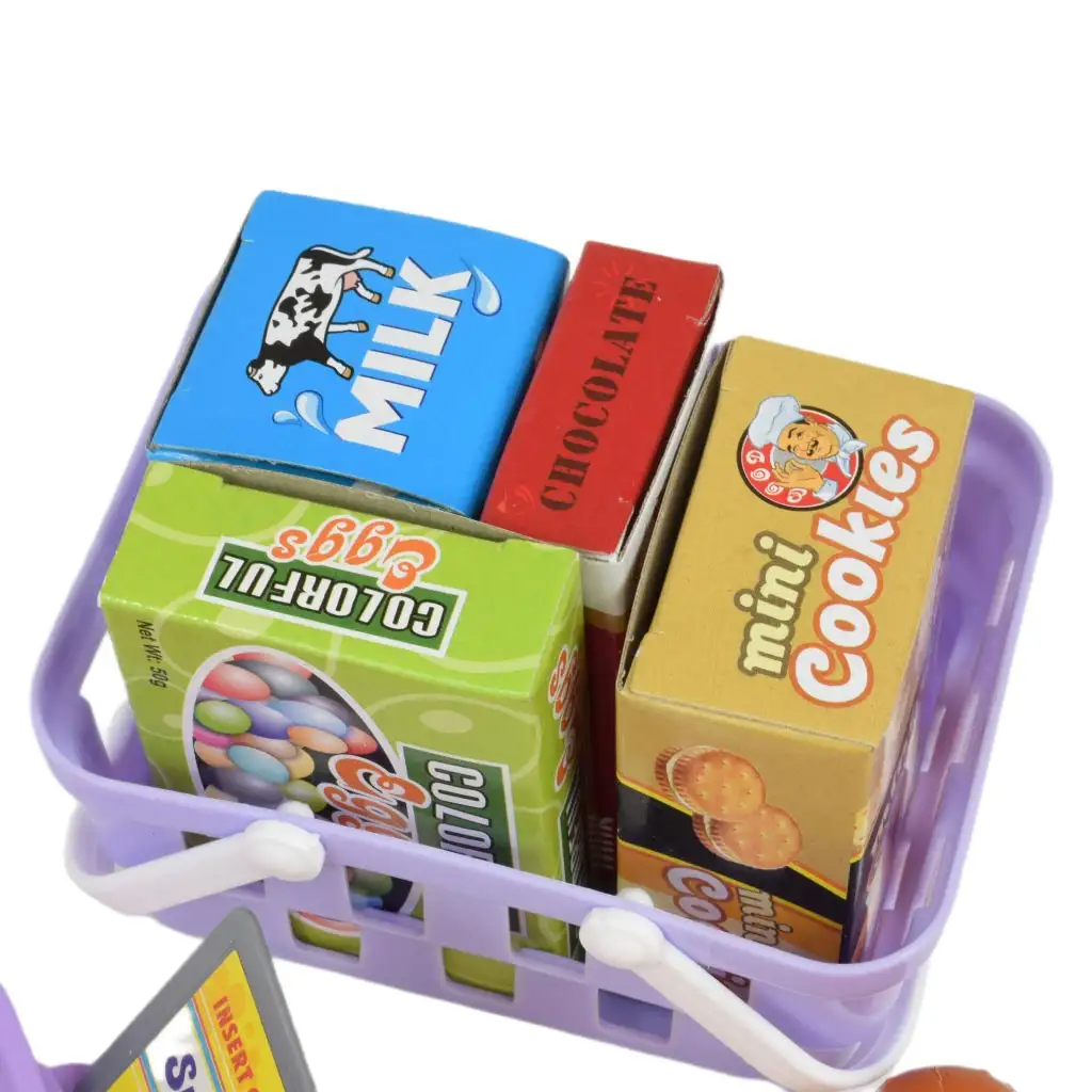 Happy Shopping: Elektronikus fehér-rózsaszín pénztárgép hanggal és kiegészítőkkel 22,5x17cm kép 7