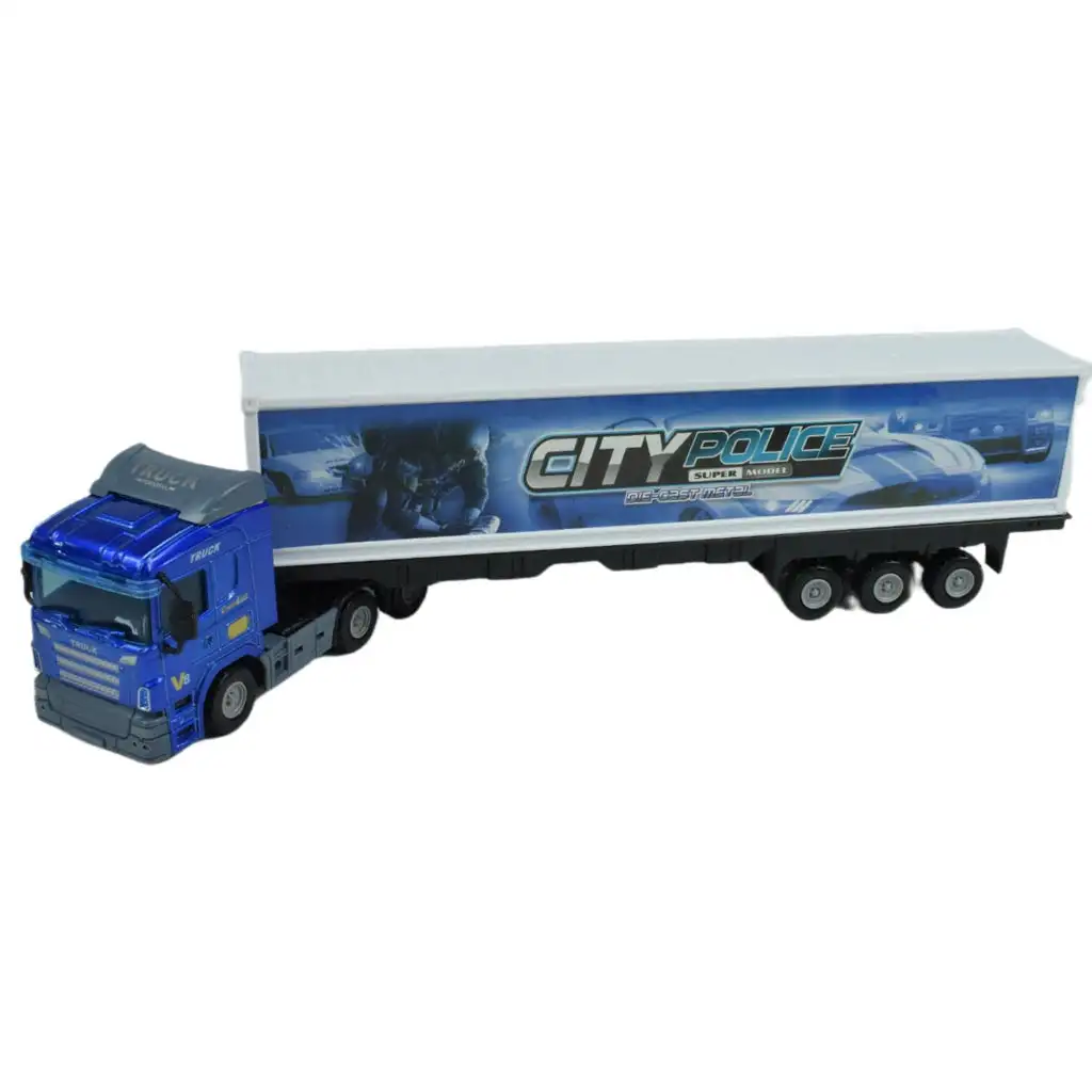 Die-Cast: Óriás rendvédelmi kisautó szett kiegészítőkkel kép 5