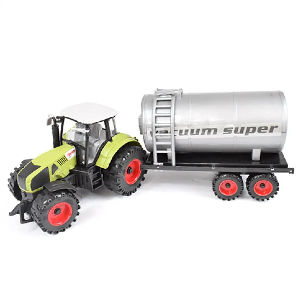 Farm Truck Series: Piros vagy zöld víztartályos traktor 46cm kép 9