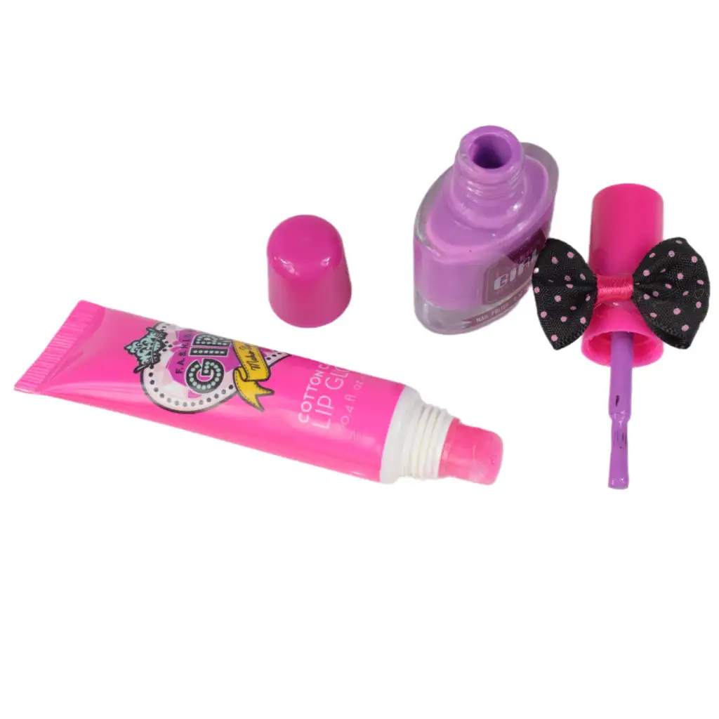 Fashion Girl: Nagy sminkszett hajkrétával, szájfénnyel és kiegészítőkkel kép 4