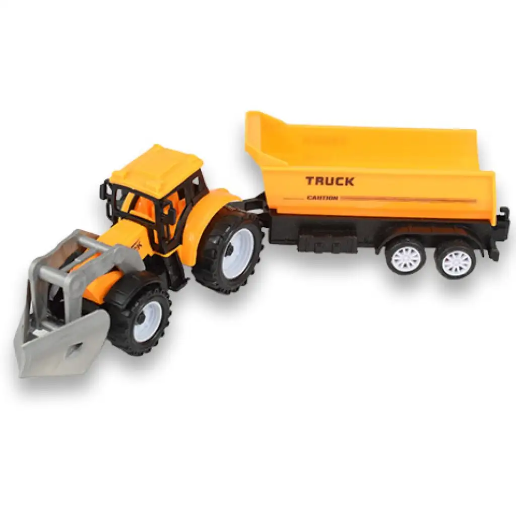 Engineering Truck: 2 részes munkagép szett traktorokkal, utánfutóval és vésővel kép 4