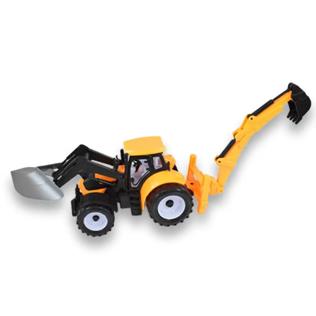 Engineering Truck: Kotrórakodó traktor munkagép kétféle változatban 39cm kép 4