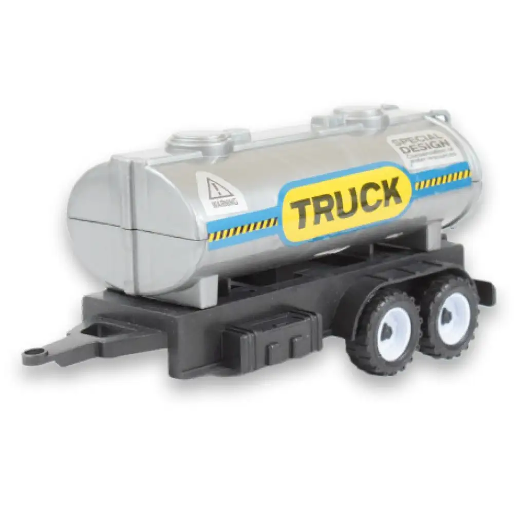 Engineering Truck: 2 részes munkagép szett traktorokkal, tartályos utánfutóval és hordóval kép 3