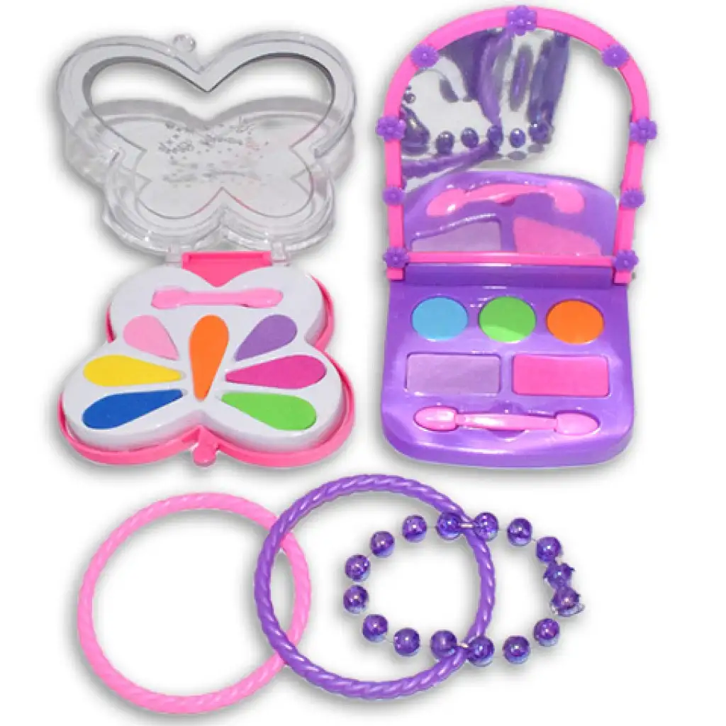 Vouge Girl - Rózsaszín 9 részes szépség szett játék sminkpalettákkal, hajszárítóval és kiegészítőkkel kép 5