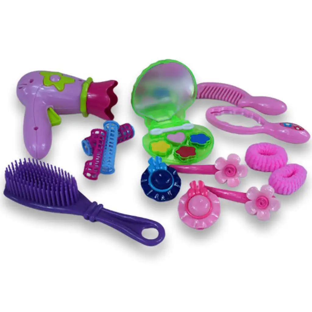 Vouge Girl: 13 részes szépség szett hajcsatokkal, hajszárítóval és kiegészítőkkel kép 2