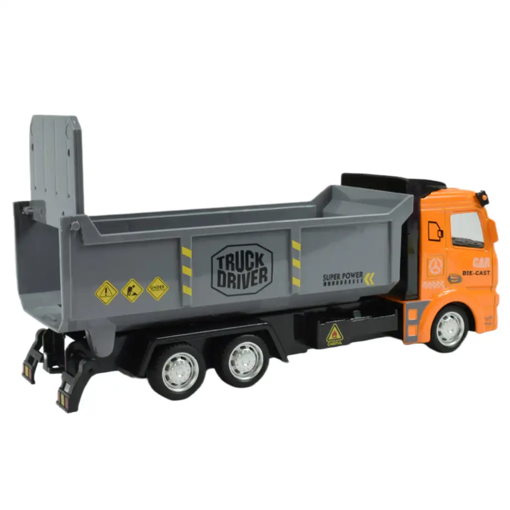 Truck Driver: Lendkerekes billencses teherautó 19cm kép 5