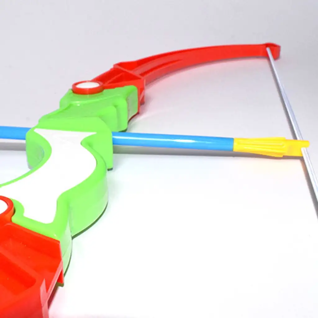 Prémium íj szett tapadókorongos nyílvesszőkkel, 10 méteres lövő távval 52cm kép 3