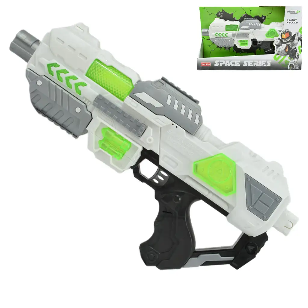 Space Series: Űrfegyver támasztékkal, fénnyel és hanggal 40cm