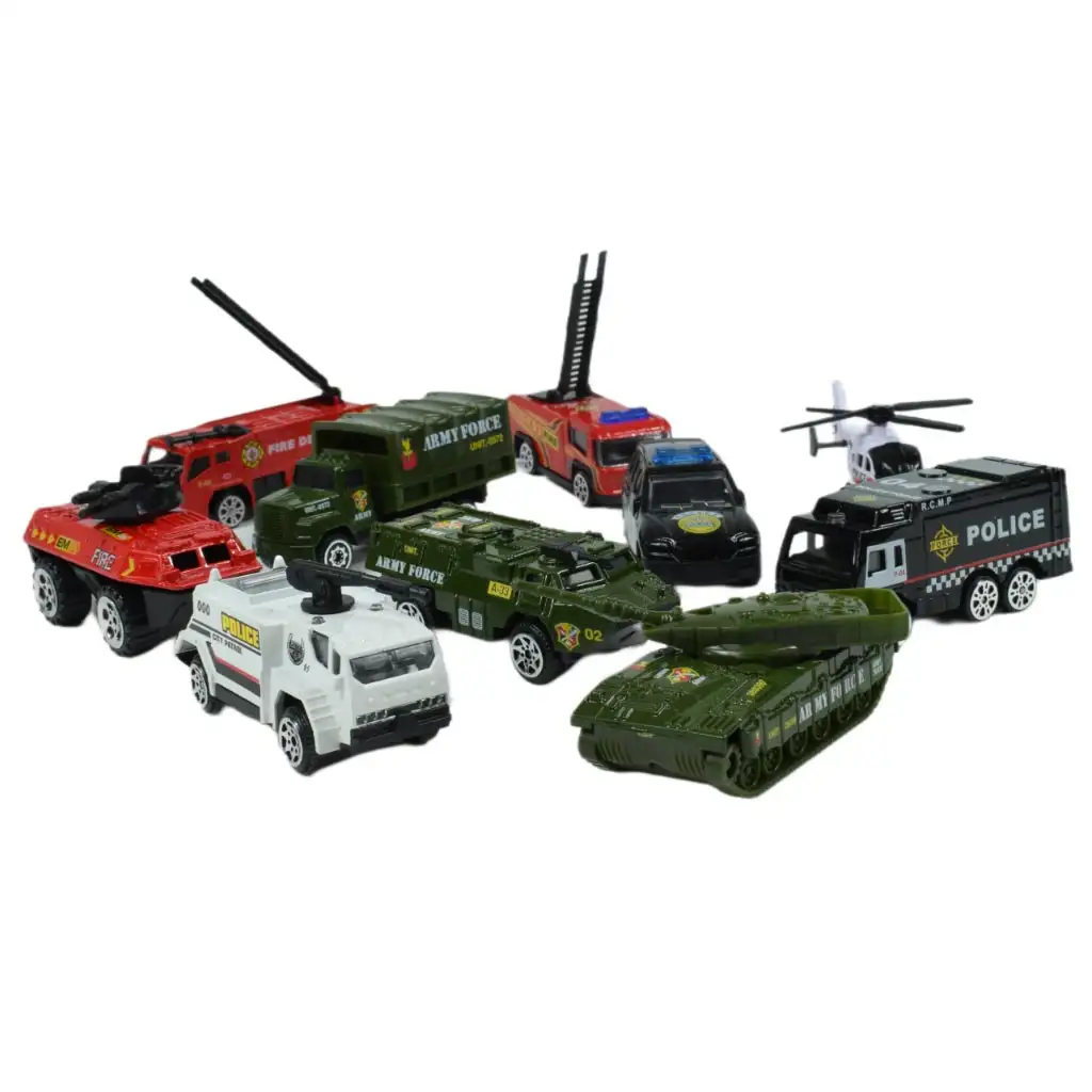 Die-Cast: Rendvédelmi kisautó szett kétféle változatban kép 4