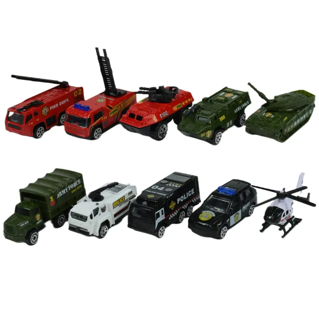 Die-Cast: Rendvédelmi kisautó szett kétféle változatban kép 3