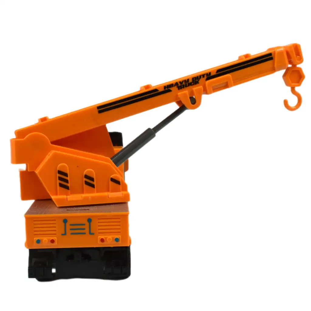 Alloy Car: Lendkerekes csörlődarus teherautó 20cm kép 4