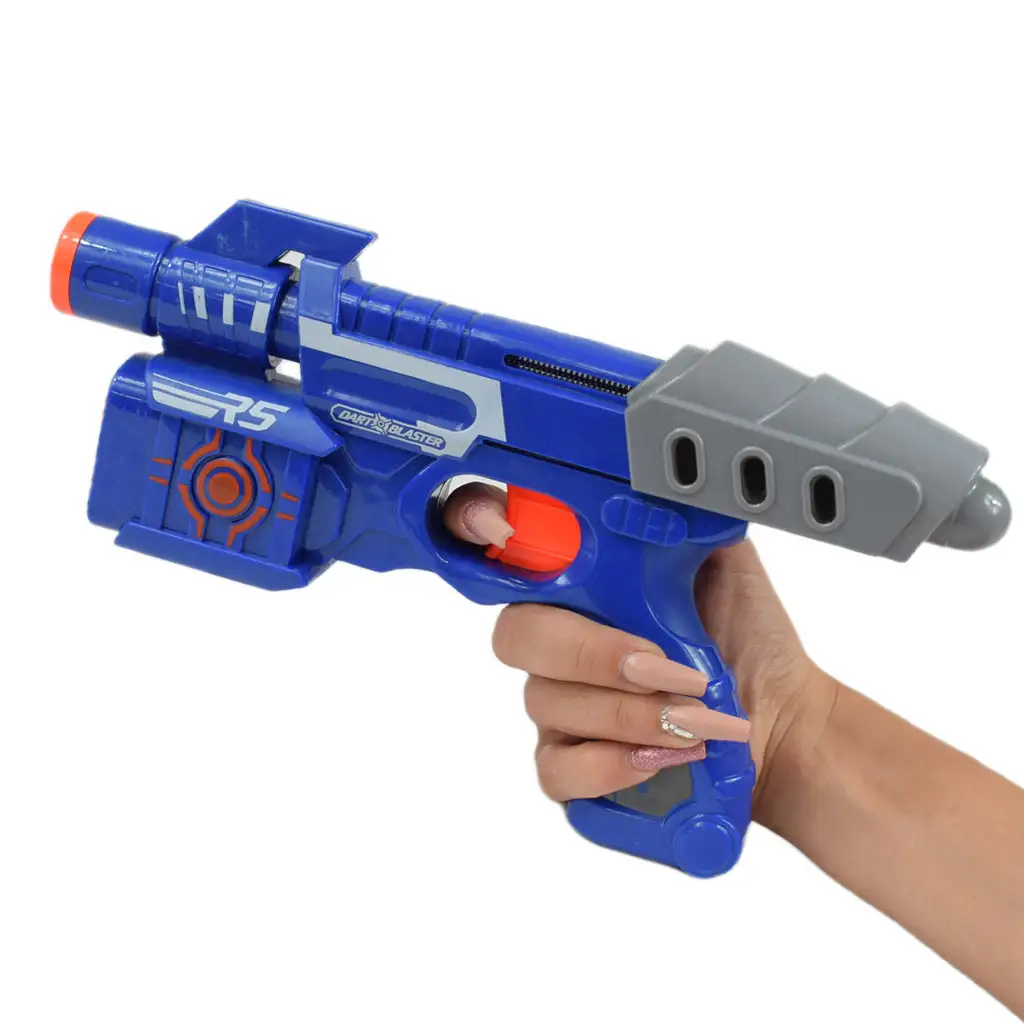Dart Blaster: Manuális szivacslövő fegyver 18 méteres lövő távolsággal 24cm kép 4