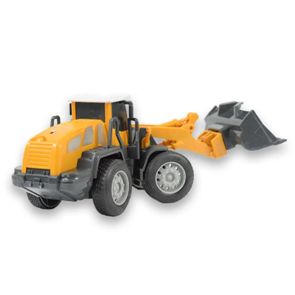 Engineering Truck: Homlokrakodó traktor munkagép 16cm kép 2