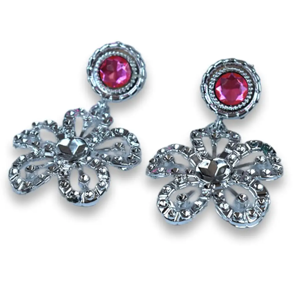 Hercegnős szépségszett tiarával, varázspálcával és fülbevalóval kép 3