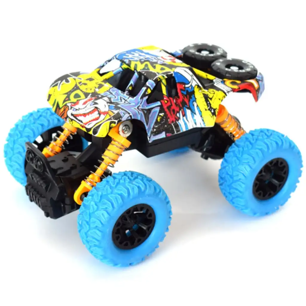 Off-Road hátrahúzós szürke terepjáró 1/32 kép 3